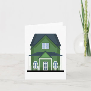 Green House Residential Building Card