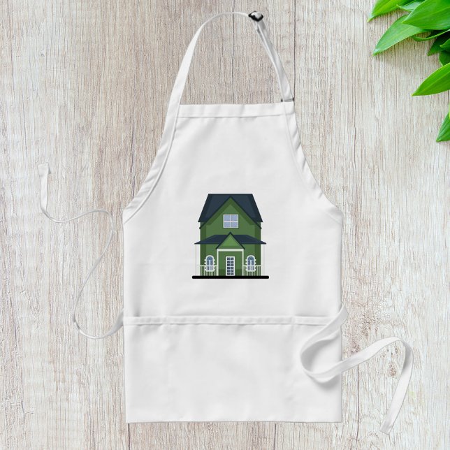 Green House Residential Building Standard Apron (Creator Uploaded)