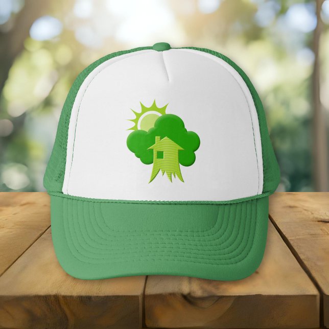 Green House Trucker Hat (Creator Uploaded)