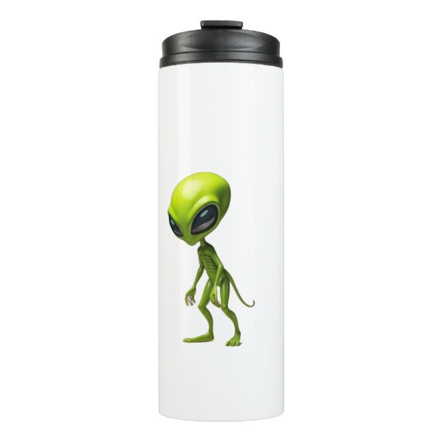 Green humanoid thermal tumbler (Front)