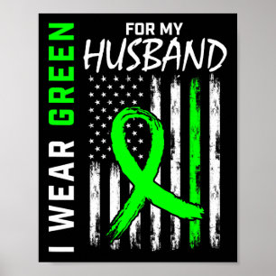 Green Husbynd Kidney Disease Cerebral Palsy Awaren Poster