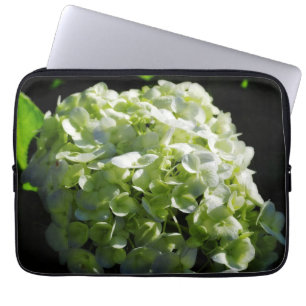 Green Hydrangeas Flowers Laptop Sleeve