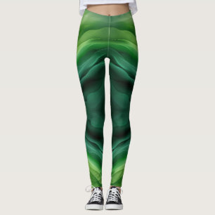 Green Hymn in Motion Leggings
