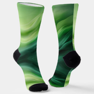 Green Hymn in Motion Socks