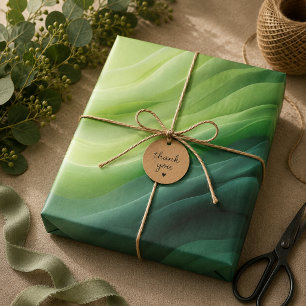 Green Hymn in Motion Tissue Paper