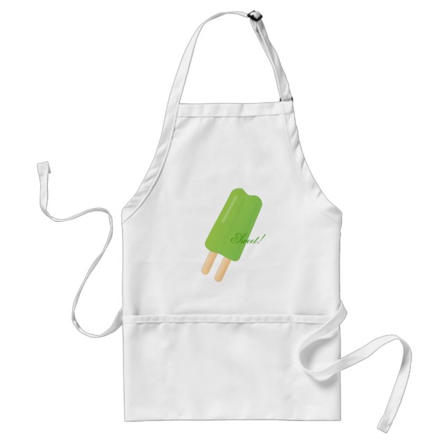 Green Ice-Pop Standard Apron (Front)