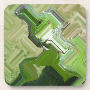 Green Iguana Coaster