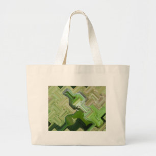 Green Iguana Large Tote Bag