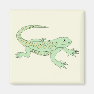 Green Iguana Magnet
