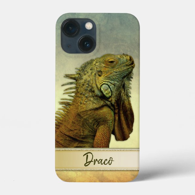 Green Iguana Personalizable Case-Mate iPhone Case (Back)