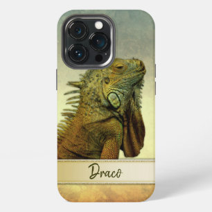 Green Iguana Personalizable iPhone 13 Pro Case