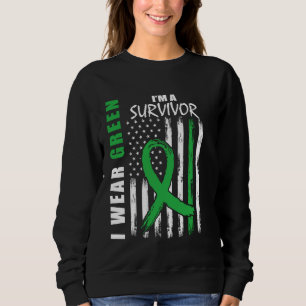 Green I'm a Survivor Kidney Disease Awareness Prod Sweatshirt