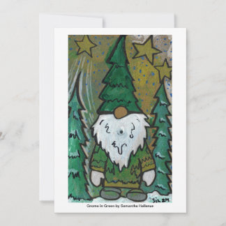 Green in Gnome Invitation