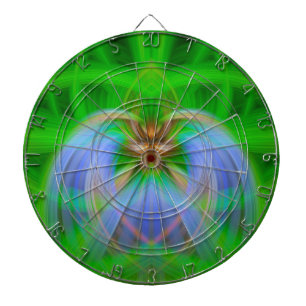 Green Intricacy Dartboard