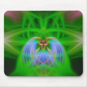 Green Intricacy Mouse Pad