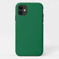 Green iPhone Case Matte Minimalist Slim Cover