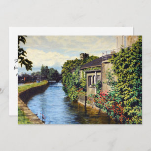 Green Ireland Artwork Painting Card