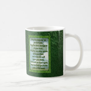 Green Irish Blessing Coffee Mug
