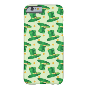 Green Irish Hat pattern , st patrick's day design Barely There iPhone 6 Case