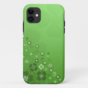 Green Irish Shamrocks iPhone 11 Case
