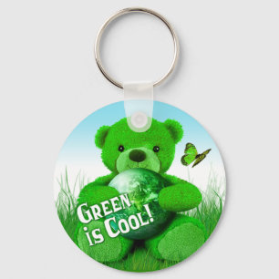 Green is Cool! Keychain