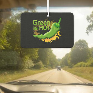 Green is HOT Car Air Freshener