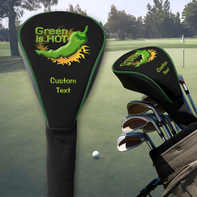 Green is HOT Golf Head Cover (Creator Uploaded)