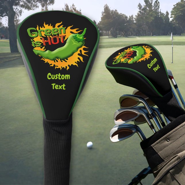 Green is HOT Golf Head Cover (Creator Uploaded)