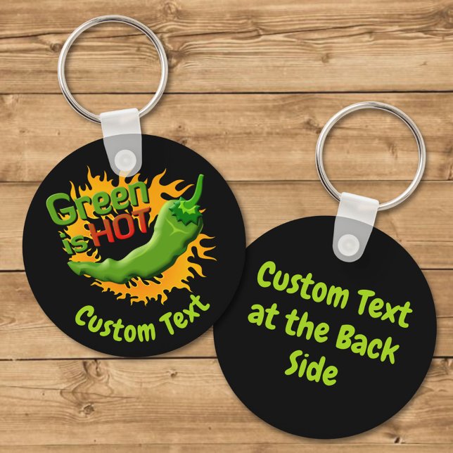 Green is HOT Keychain (Creator Uploaded)