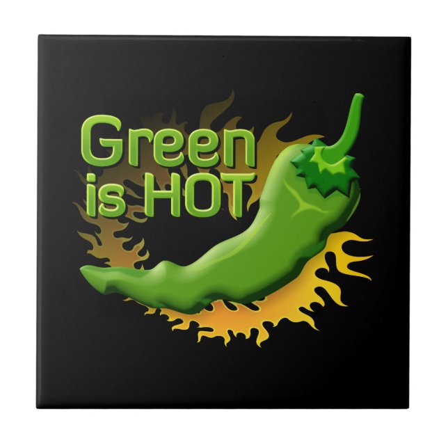 Green is HOT Tile (Front)