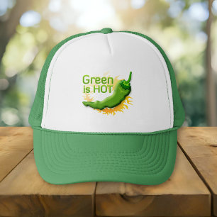 Green is HOT Trucker Hat