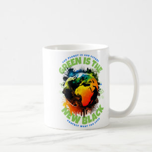 Green Is The New Black T Shirt  Coffee Mug
