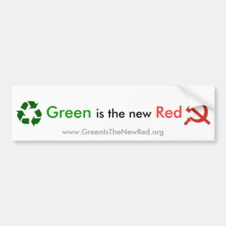 Green is the new Red Bumper Sticker
