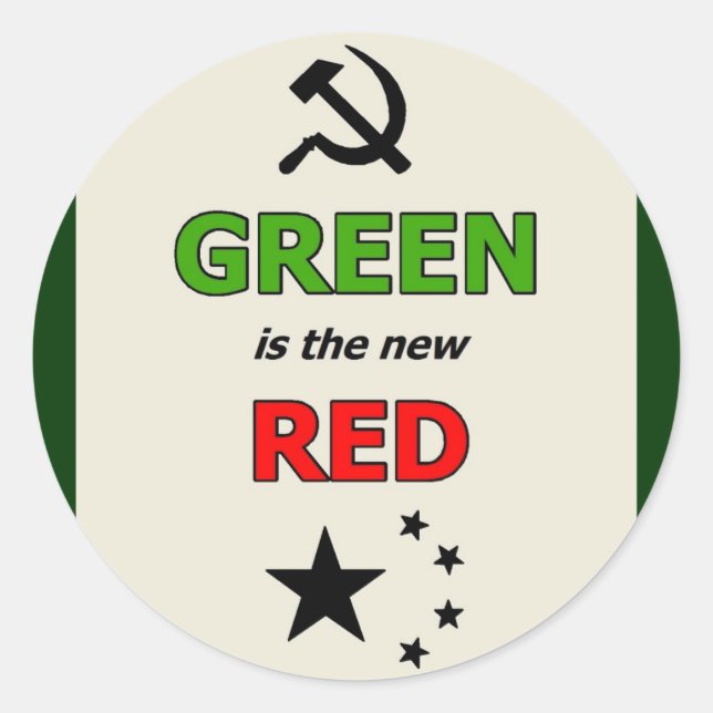 Green is the new Red sticker (Front)