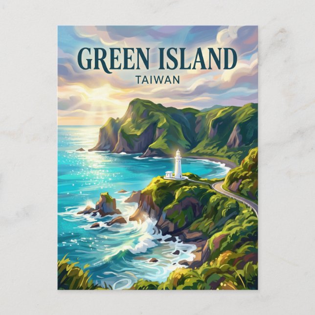 Green Island Taiwan Postcard (Front)