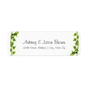 Green Ivy - Address Labels