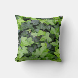 Green Ivy Botanical Print Cushion