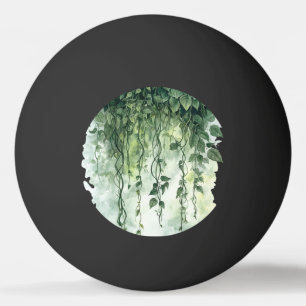 Green Ivy Leopard  Ping Pong Ball