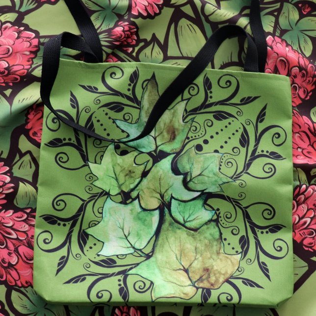 Green Ivy Nature Tote Bag (Creator Uploaded)