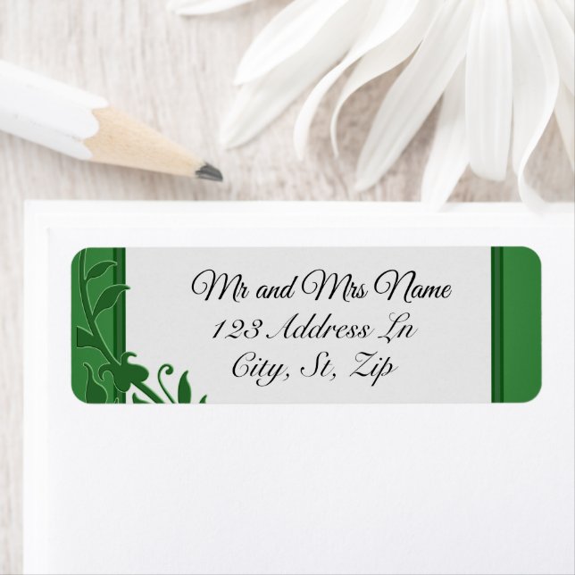 Green Ivy     Return Address Label (Insitu)