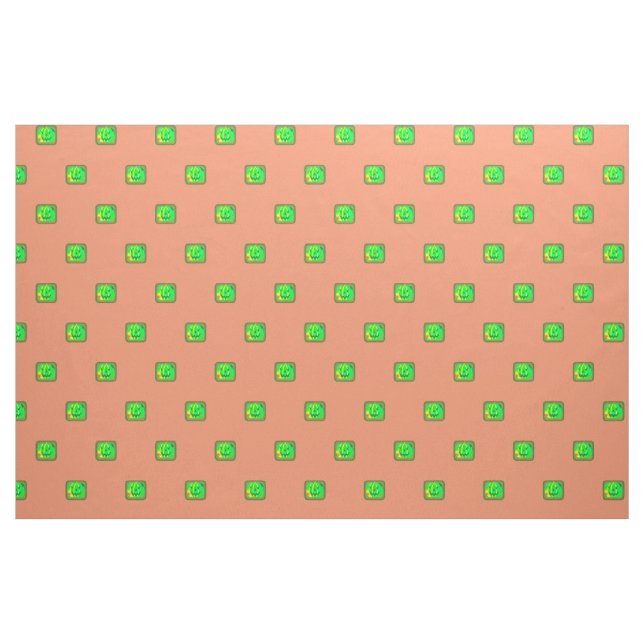 Green Jack o'lantern Halloween Thunder_Cove Fabric (Fat Quarter)