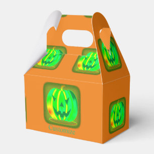Green Jack o'lantern Halloween Thunder_Cove Favour Box