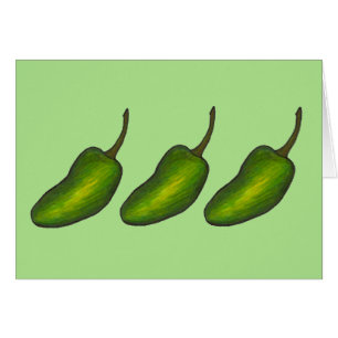 Green Jalapeno Hot Spicy Peppers Vegetable