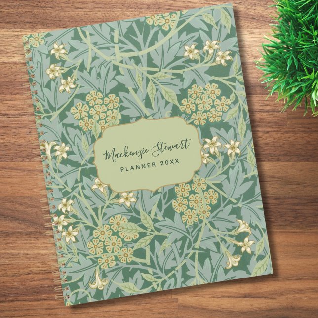 Green Jasmine Floral Pattern 2026 Planner (Creator Uploaded)