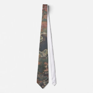 Green Jasper Geode Tie