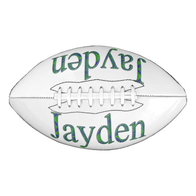 Green Jayden Name, Foot Ball (Front)