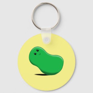 Green Jellybean Keychain