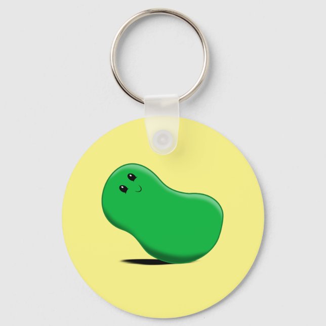 Green Jellybean Keychain (Front)