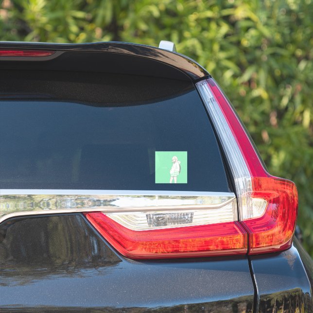 Green JK Seal Seal|Sushi Musume GenerativeAI (Car Side)