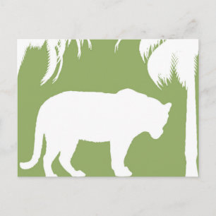 Green jungle postcard